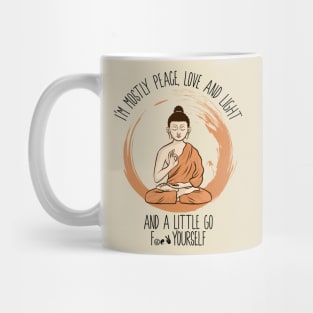 BUDDHA PEACE LOVE AND LIGHT Mug